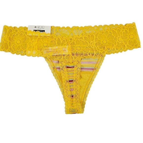 NO Boundaries NOBO Micro Lace Trim 3-Pack Thong Panties – Size Small NWT - Picture 5 of 11